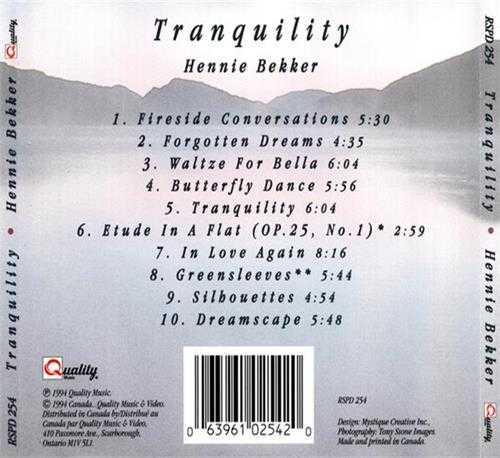 【新世纪】HennieBekker-1994-Tranquility(FLAC)
